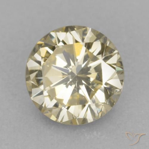 0.21 ct Brown Diamond Stone, Natural Diamond in Diamond-Cut Shape for Sale
