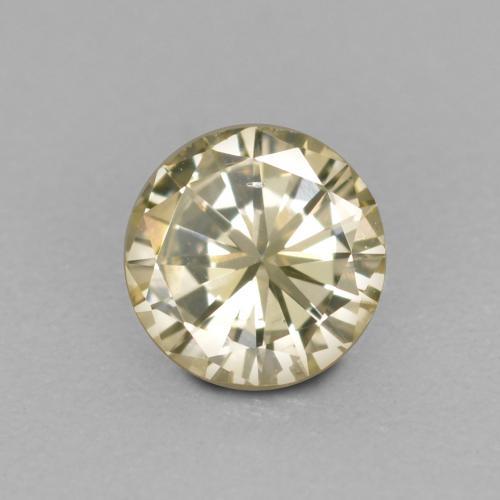 0.16 ct Golden Diamond Stone, Natural Diamond in Diamond-Cut Shape for Sale