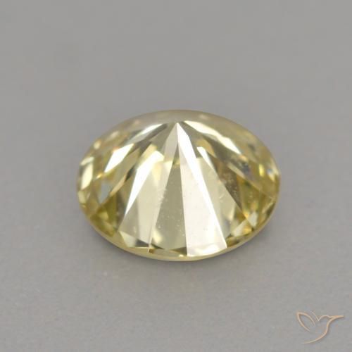 Diamond Gemstone in 4.5 mm (calibrated) Size for Sale, Diamond Stone in Golden Brown Color