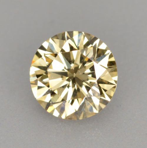 0.40 ct Brown Diamond Stone, Natural Diamond in Diamond-Cut Shape for Sale