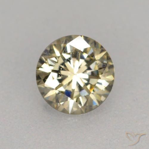 0.23 ct Brown Diamond Stone, Natural Diamond in Diamond-Cut Shape for Sale