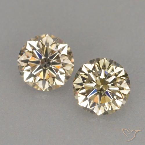 0.24 ct Brown Diamond, 3.2 mm Diamond Cut From India, Photo A