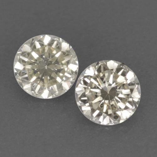 0.24 ctw White Diamond Gemstones, Diamond Gems in Diamond-Cut Shape for Sale.