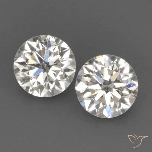 0.25 ct White Diamond, 3.1 mm Diamond Cut From India, Photo A