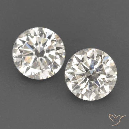Diamant blanc de 0,21 ct, taille diamant de 3 mm d'Inde, Photo A