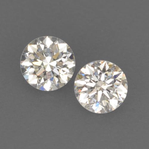 0.17 ctw White Diamond Gemstones, Diamond Gems in Diamond-Cut Shape for Sale.