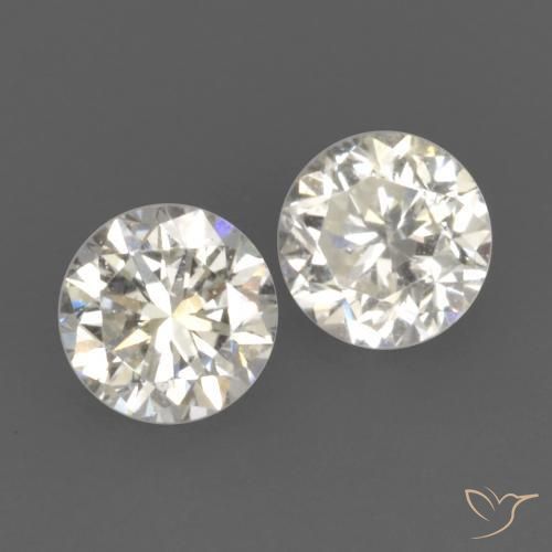 0.21 ctw White Diamond Stones, Natural Diamond in Diamond-Cut Shape for Sale