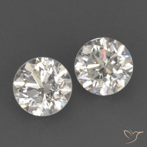 0.20 ctw White Diamond Stones, Natural Diamond in Diamond-Cut Shape for Sale