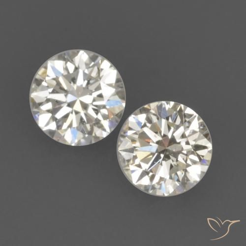 0.16 ctw White Diamond Gemstones, Diamond Gems in Diamond-Cut Shape for Sale.