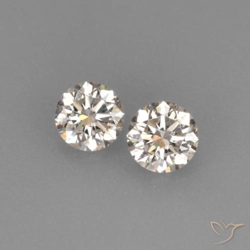 0.15 ct White Diamond, 2.8 mm Diamond Cut From India, Photo A
