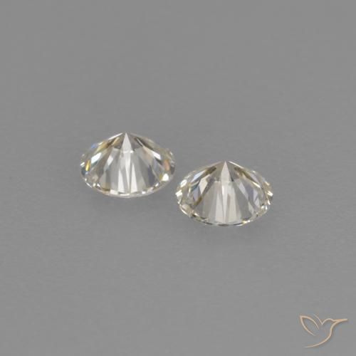 Diamond Gemstones in 2.7 mm (calibrated) Size for Sale, Diamond Stones in L Color