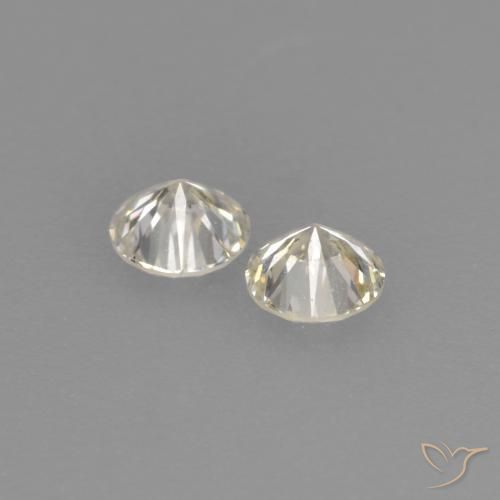 Diamond Gemstones in 2.8 mm (calibrated) Size for Sale, Diamond Stones in L Color