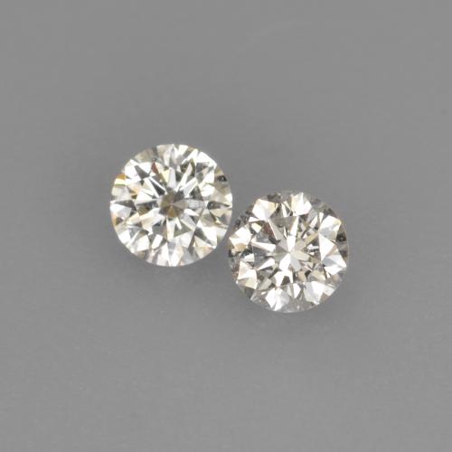 Blanc chaud Diamant gemme - 0.1ct Diamant de coupe (ID: 565108)