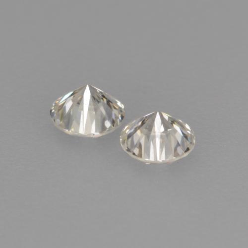 Diamond Gemstones in 3 mm (calibrated) Size for Sale, Diamond Stones in Warm White Color