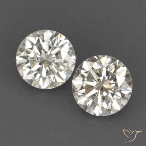 0.22ctw Natural J Diamond, Round, VVS-VS