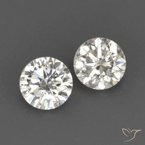 0.15 ct White Diamond, 2.7 mm Diamond Cut From India, Photo A