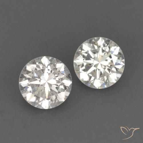 0.15 ct White Diamond, 2.7 mm Diamond Cut From India, Photo A