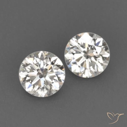 0.15 ctw White Diamond Stones, Natural Diamond in Diamond-Cut Shape for Sale