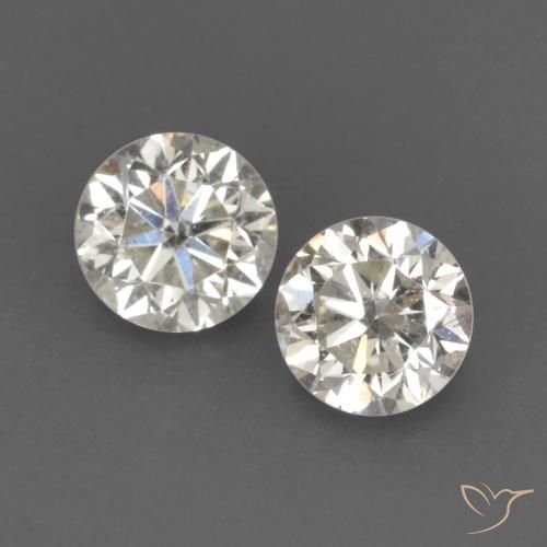 0.17ctw Natural I Diamond, Round, VVS-VS