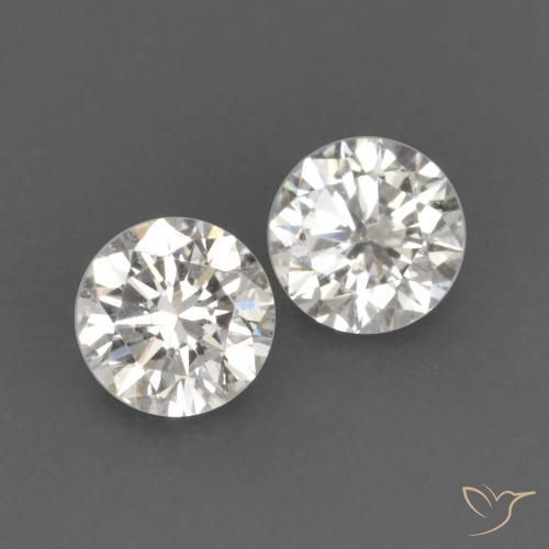 0.14 ctw White Diamond Stones, Natural Diamond in Diamond-Cut Shape for Sale