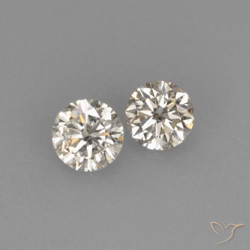 0.17 ctw White Diamond Stones, Natural Diamond in Diamond-Cut Shape for Sale