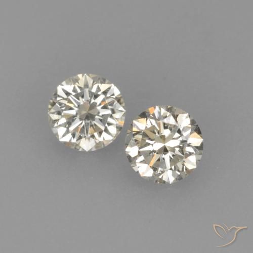 0.20ctw Natural L Diamond, Round, VVS-VS