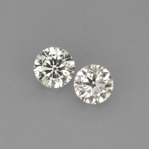 Blanc chaud Diamant gemme - 0.1ct Diamant de coupe (ID: 565156)