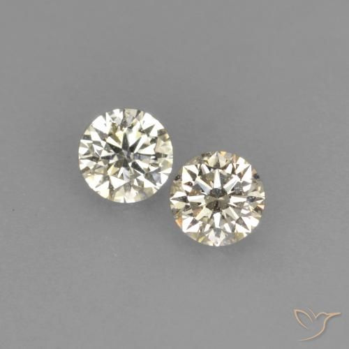 8mm 2ct Natürlicher Weißer Diamant Runder Mit Ausgezeichneter Klarheit Diamanten