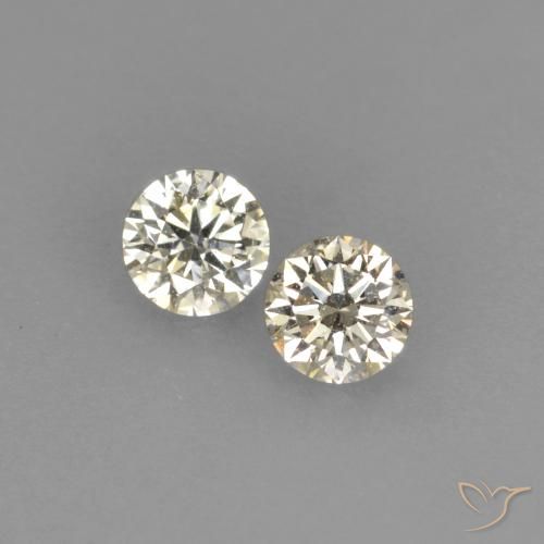 Blanc chaud Diamant gemme - 0.1ct Diamant de coupe (ID: 565158)