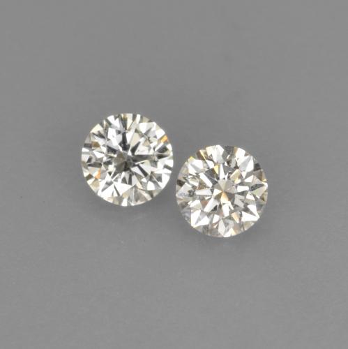 Blanc chaud Diamant gemme - 0.1ct Diamant de coupe (ID: 565159)