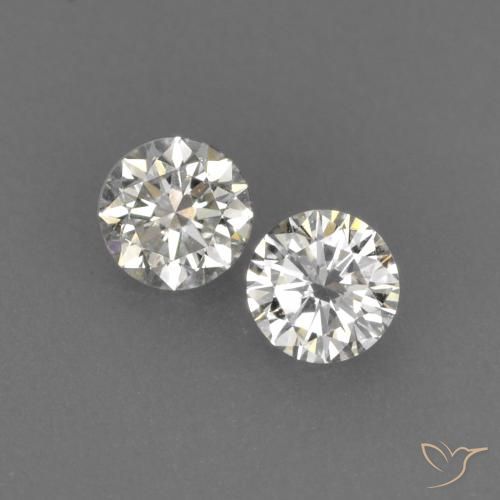 0.14 ctw White Diamond Stones, Natural Diamond in Diamond-Cut Shape for Sale