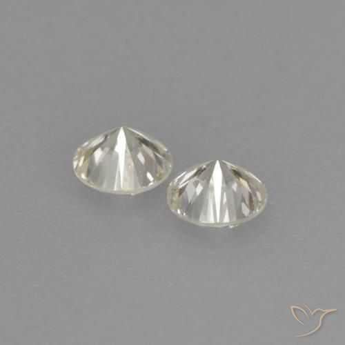Diamond Gemstones in 2.8 mm (calibrated) Size for Sale, Diamond Stones in L Color