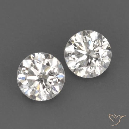 0.17 ctw White Diamond Stones, Natural Diamond in Diamond-Cut Shape for Sale