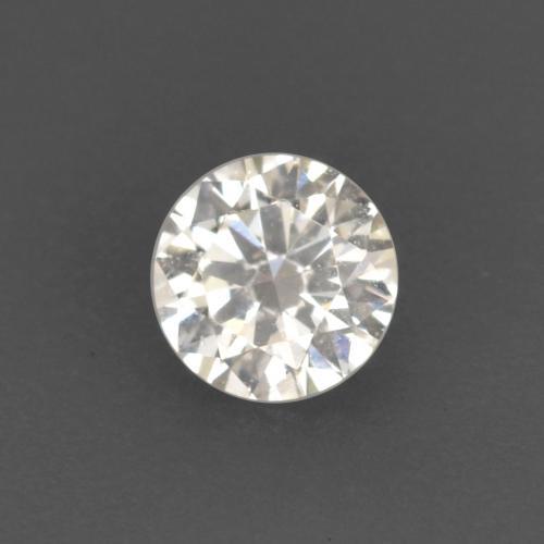 0.09 ct White Diamond Stone, Natural Diamond in Diamond-Cut Shape for Sale