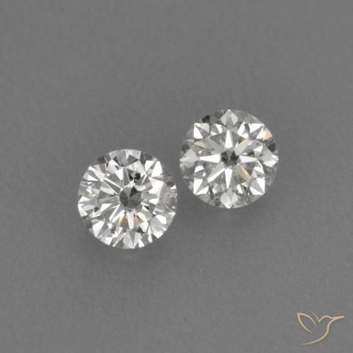 0.17 ct White Diamond, 2.8 mm Diamond Cut From Brazil, Photo A