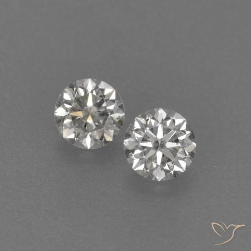 0.19 ct White Diamond, 2.8 mm Diamond Cut From Brazil, Photo A