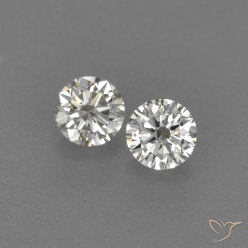 0.16 ctw White Diamond Stones, Natural Diamond in Diamond-Cut Shape for Sale