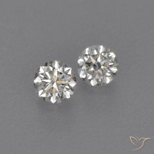 0.15 ctw White Diamond Stones, Natural Diamond in Diamond-Cut Shape for Sale