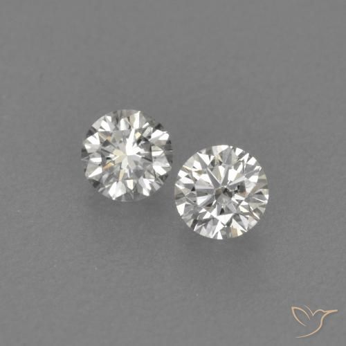 0.15ctw Natural H Diamond, Round, VVS-VS