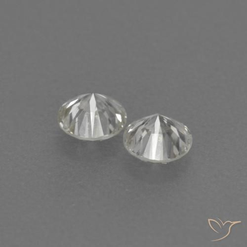 Diamond Gemstones in 2.8 mm (calibrated) Size for Sale, Diamond Stones in H Color