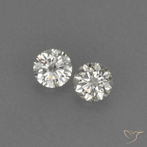 0.15 ct White Diamond, 2.6 mm Diamond Cut From Brazil, Photo A