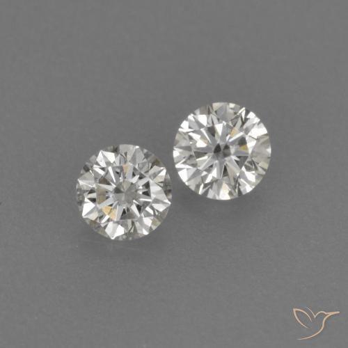0.15 ctw White Diamond Stones, Natural Diamond in Diamond-Cut Shape for Sale