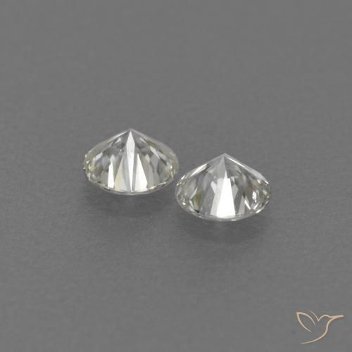 Diamond Gemstones in 2.7 mm (calibrated) Size for Sale, Diamond Stones in H Color