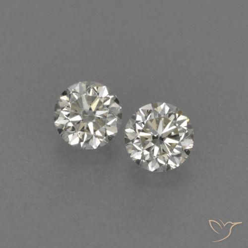 0.17 ct White Diamond, 2.8 mm Diamond Cut From Brazil, Photo A