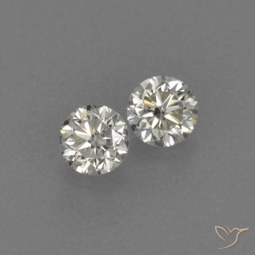 0.17 ctw White Diamond Stones, Natural Diamond in Diamond-Cut Shape for Sale