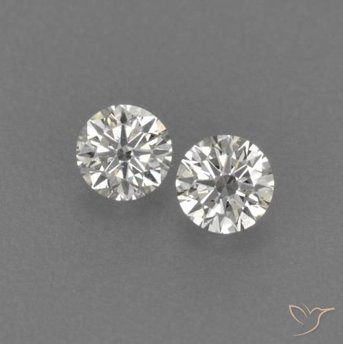 0.17 ct White Diamond, 2.8 mm Diamond Cut From Brazil, Photo A