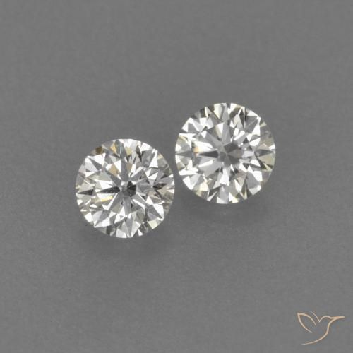 0.17 ctw White Diamond Stones, Natural Diamond in Diamond-Cut Shape for Sale
