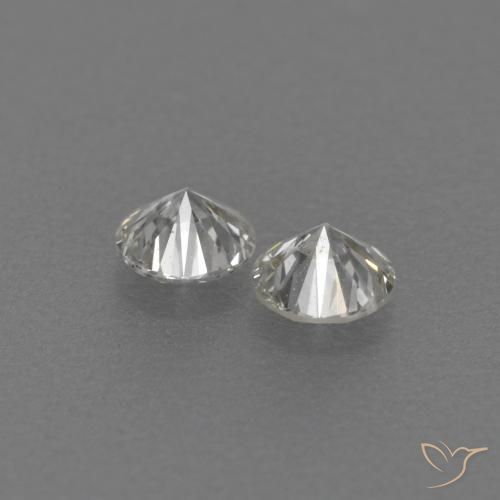 Diamond Gemstones in 2.8 mm (calibrated) Size for Sale, Diamond Stones in H Color