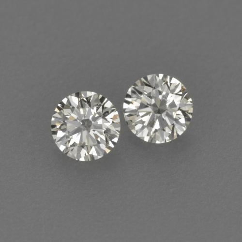 0.17 ctw White Diamond Gemstones, Diamond Gems in Diamond-Cut Shape for Sale.