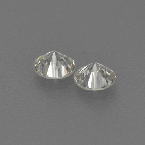 Diamond Gemstones in 2.8 mm Size for Sale, Diamond Stones in Warm White Color